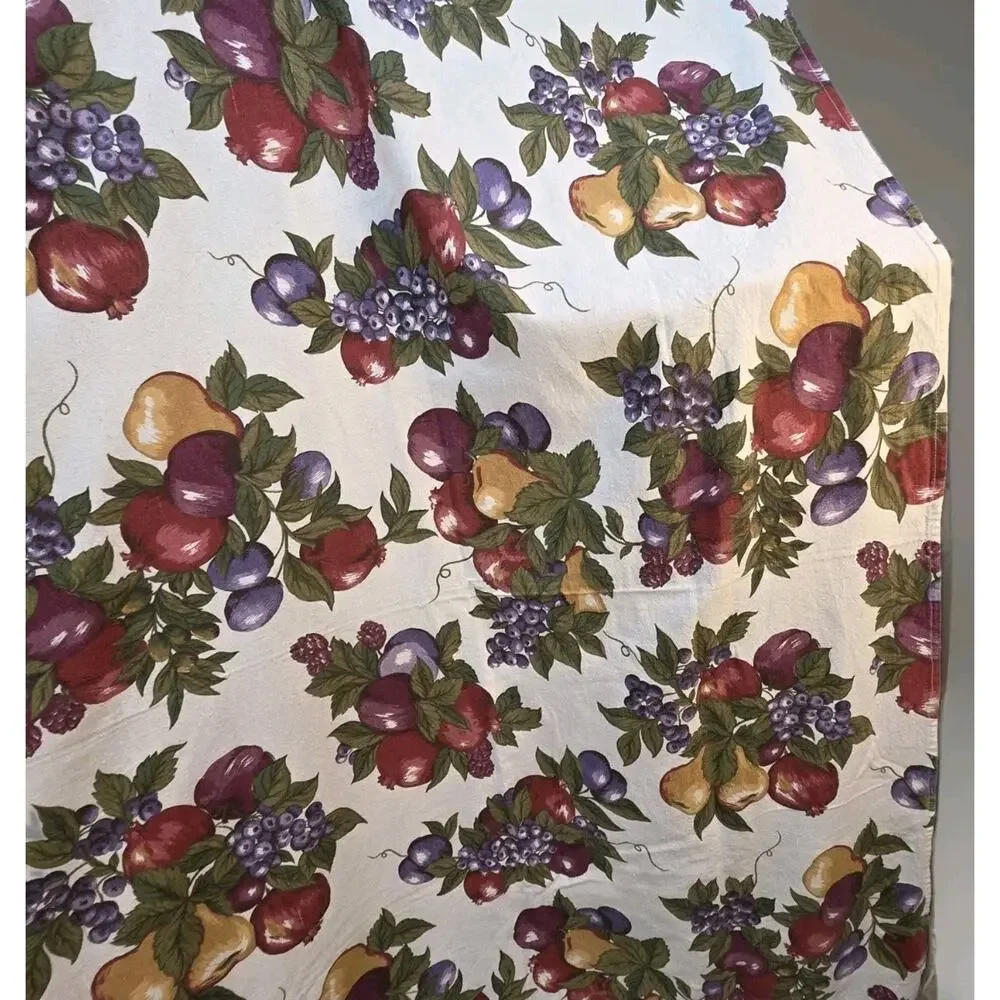 Vintage Avon Fruit Tablecloth 78